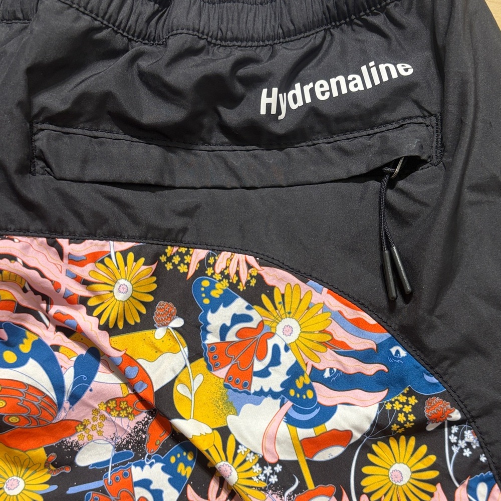 The North Face Floral Print Track Pants with Black Side Panels - Picture 6 of 10